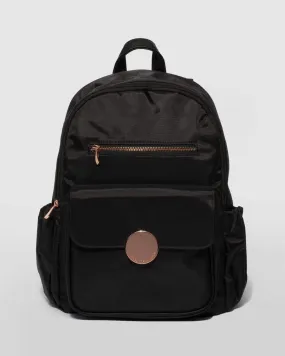 Black Jackie Backpack